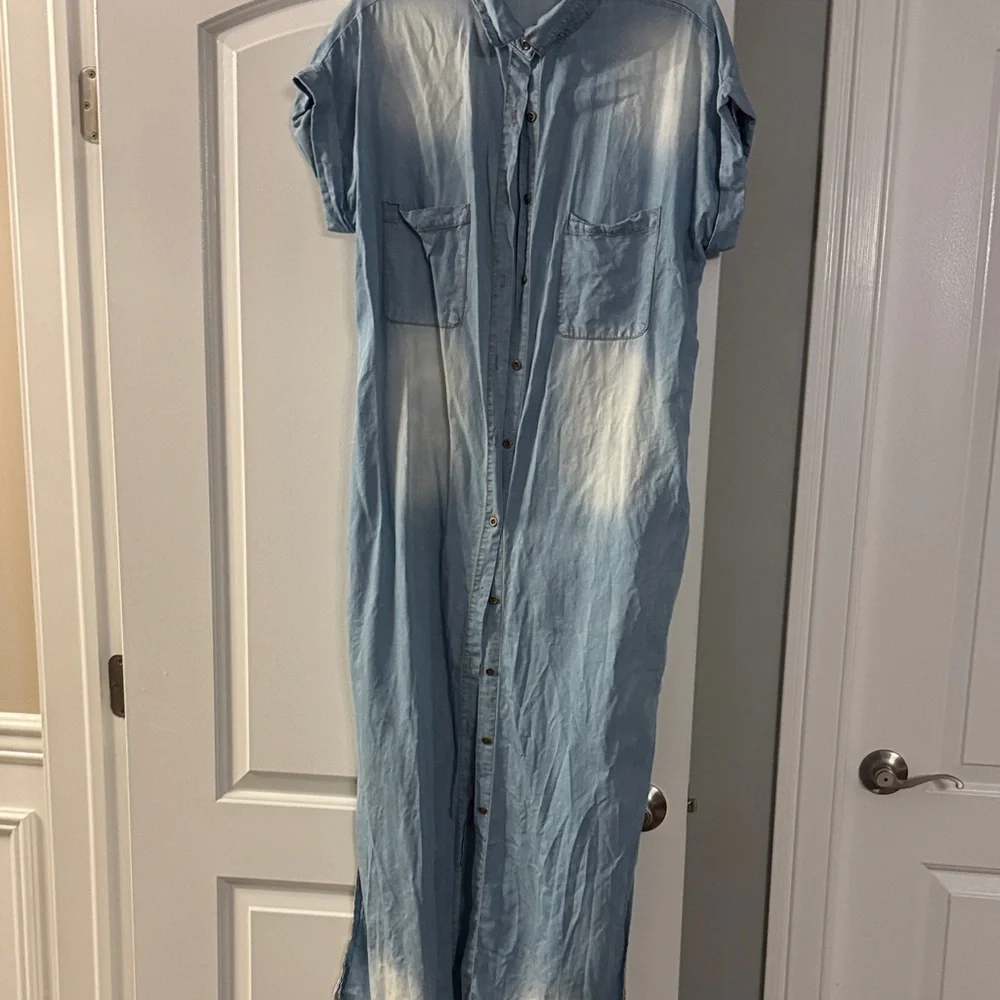 Vanilla Bay Light Blue Denim Shirt - Picture 1 of 2